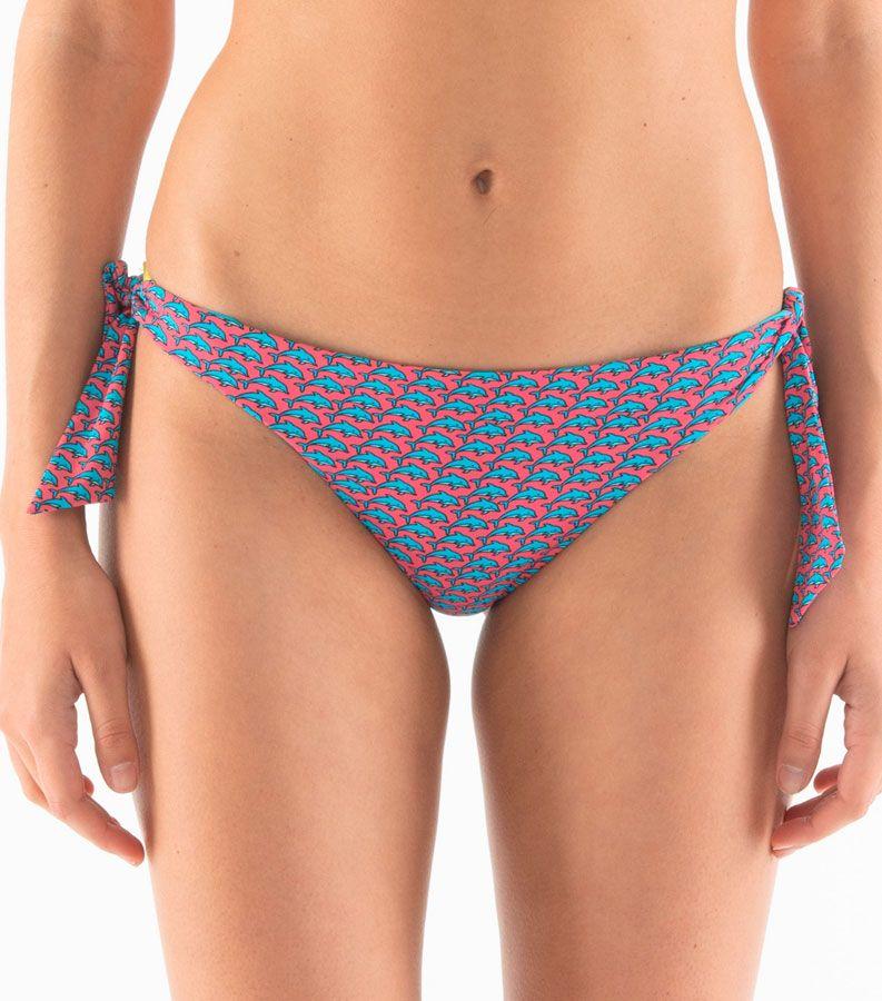 Zeybra BRASILIANA DONNA REVERSIBILE DELFINI PINK Trasporto libero internazionale