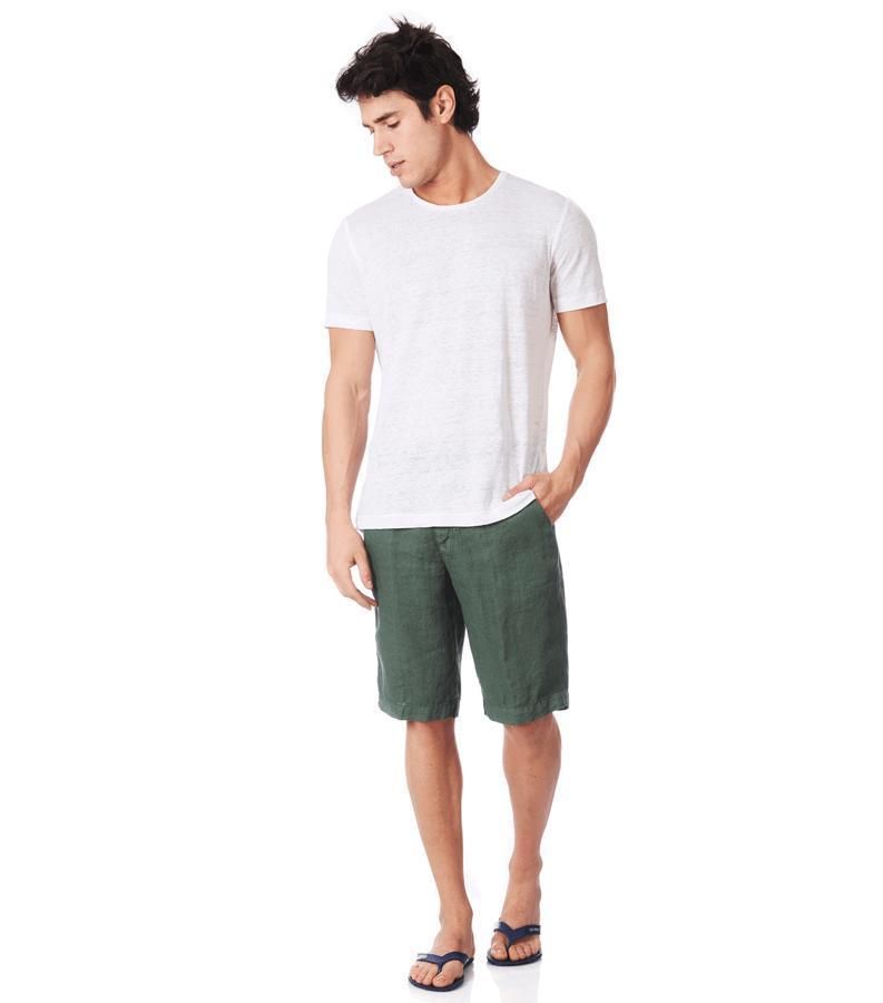 Zeybra T-SHIRT UOMO LINO BIANCO Fino Al -60%