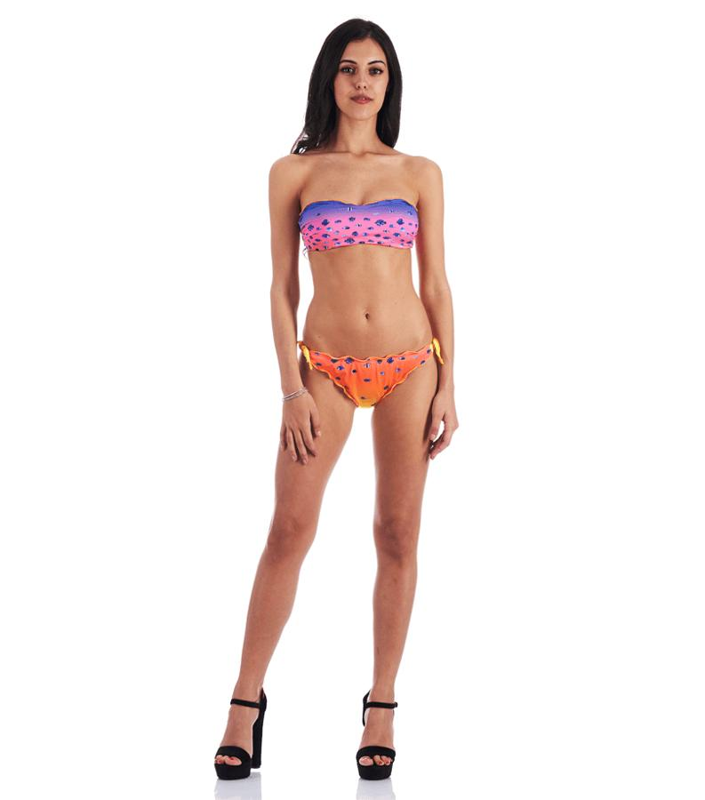 Zeybra SLIP DONNA PESCI SFUMATO CORALLO FLUO Presa