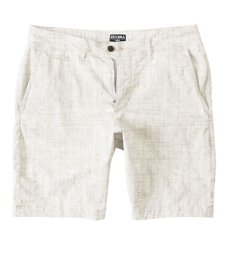 Zeybra BERMUDA UOMO LINO BIANCO In Saldo
