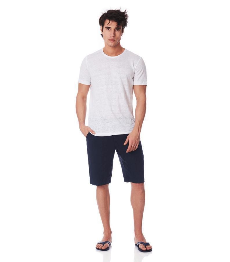 Zeybra BERMUDA UOMO LINO BLU Nuova