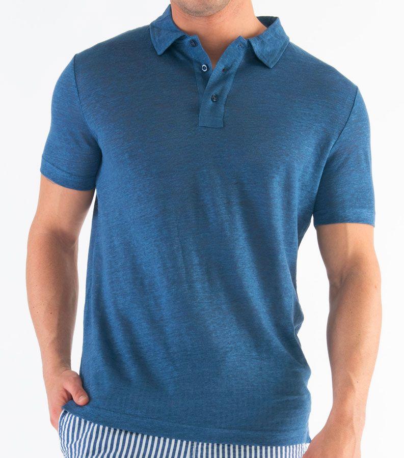 Zeybra POLO UOMO LINO DENIM Offerta speciale