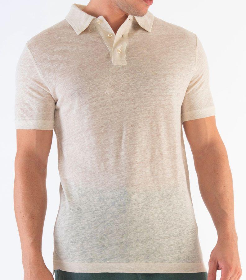 Zeybra POLO UOMO LINO SABBIA Flash Sale