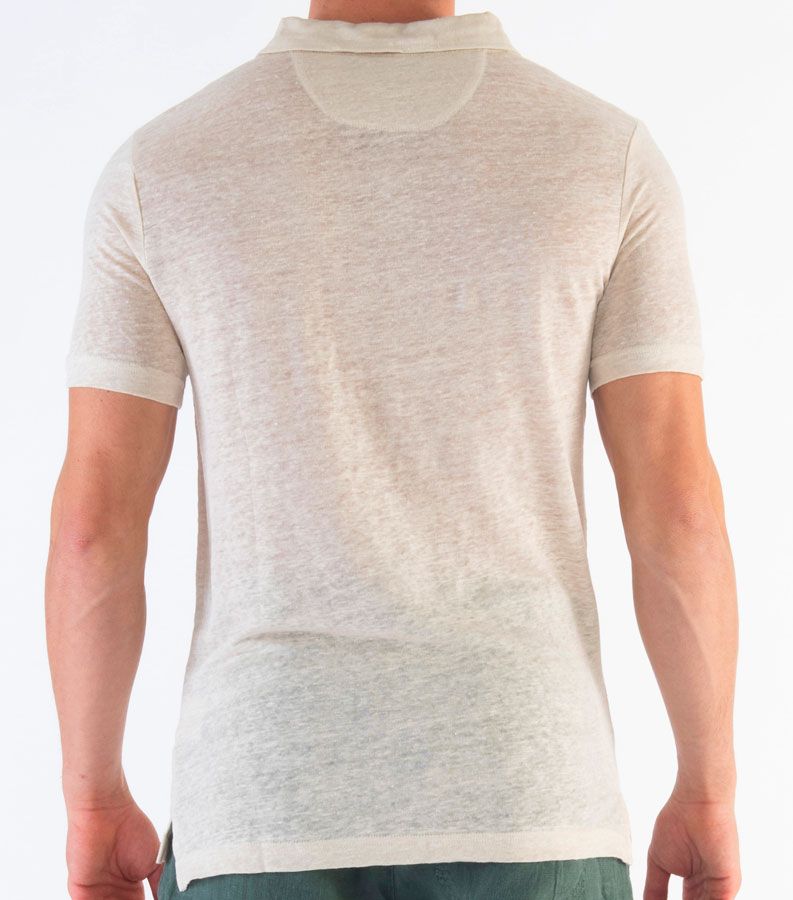 Zeybra POLO UOMO LINO SABBIA Flash Sale