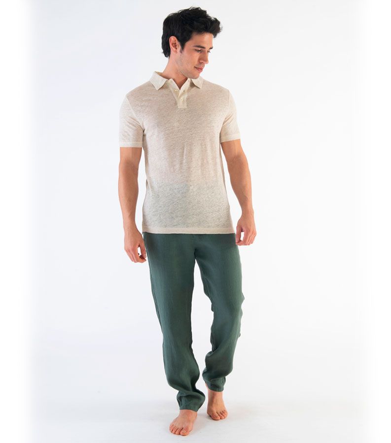 Zeybra POLO UOMO LINO SABBIA Flash Sale