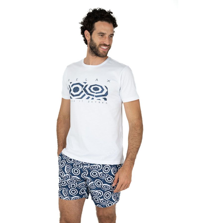 Zeybra T-SHIRT UOMO 100% COTONE SUPIMA Latest stili