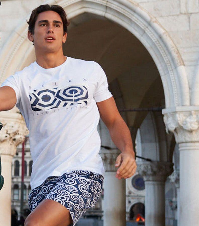 Zeybra T-SHIRT UOMO 100% COTONE SUPIMA Latest stili