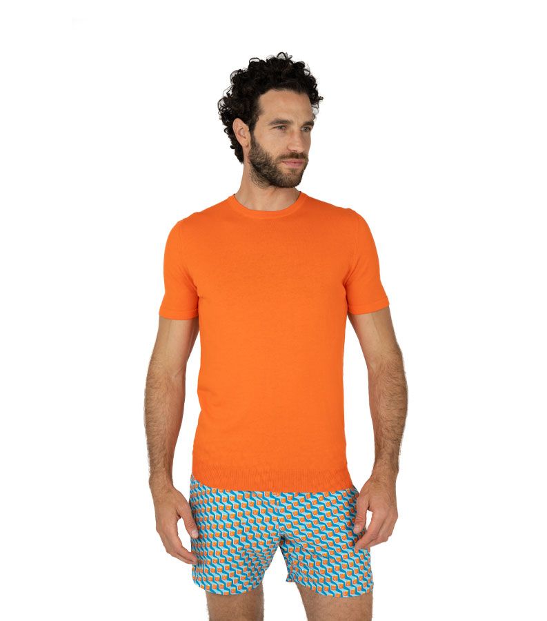 Zeybra T-SHIRT UOMO 100% COTONE CRÈPE MANGO Fino al 60% di sconto