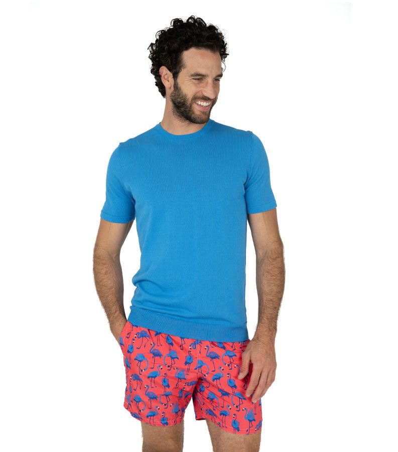 Zeybra T-SHIRT UOMO 100% COTONE CRÈPE OCEAN Only for today