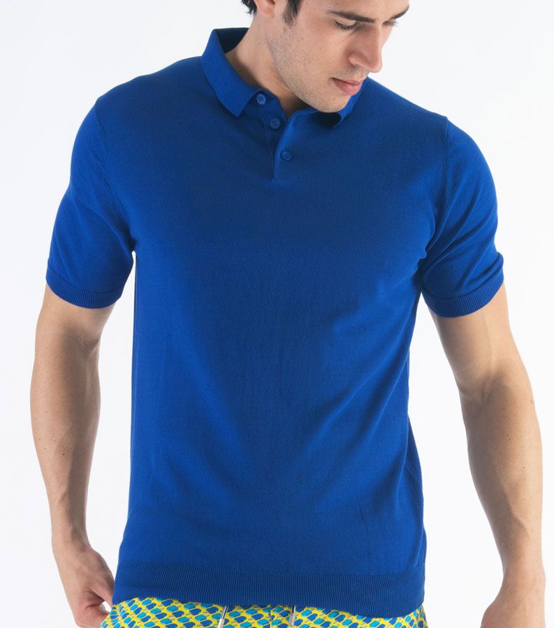 Zeybra POLO UOMO COTONE CREPE ELETTRICO Esporta salva