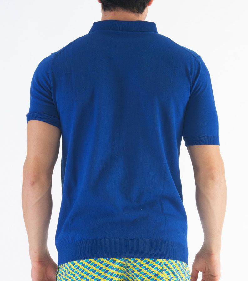 Zeybra POLO UOMO COTONE CREPE ELETTRICO Esporta salva