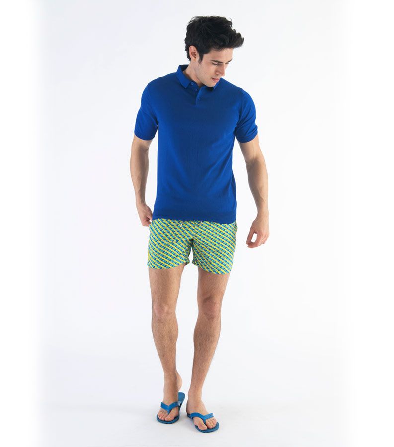 Zeybra POLO UOMO COTONE CREPE ELETTRICO Esporta salva